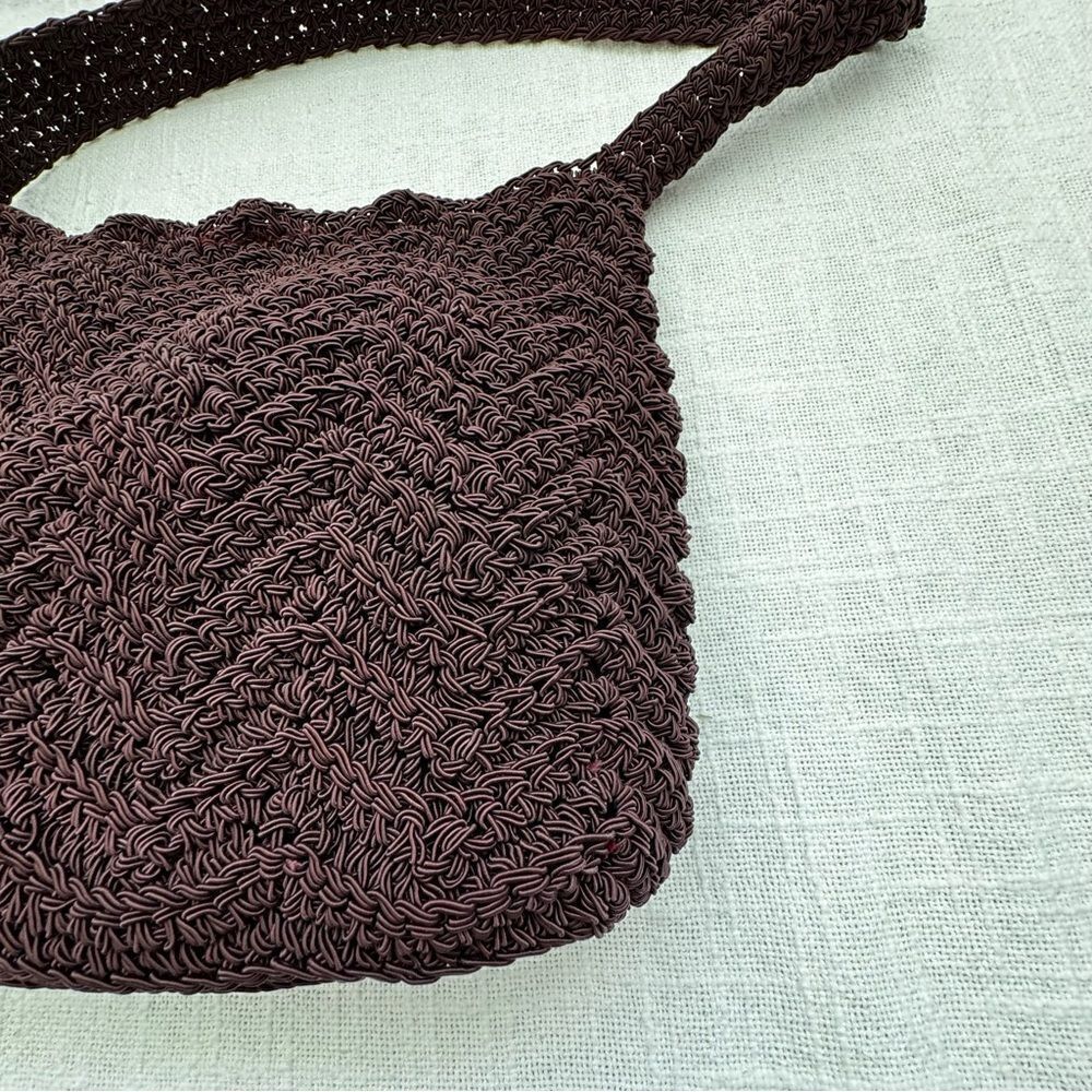 R&G Designs Maroon Tie Knot Boho Casual Purse Shoulder Bag Hand Made